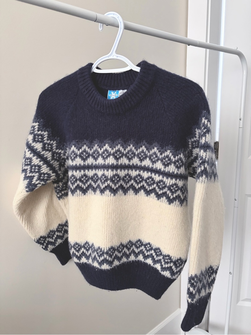 New Zealeand 100% Pure Wool Fair Isle Sweater🇳🇿